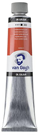 Van Gogh peinture couleurs à l'huile, tube 200ml, Rouge de cadmium clair 303
