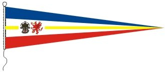 Everflag Langwimpel: Mecklenburg-Vorpommern + Wappen 150cm