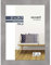 accent by nielsen Bilderrahmen, 21 x 29,7 cm (A4), Holz, Silber, Dokumentenrahmen zum Aufhängen im Hoch- & Querformat, Echtglas, Oslo