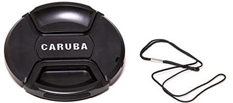 Caruba Clip Cap Lensdop 77 mm Objektivdeckel Schwarz Digitalkamera 7,7 cm – Objektivdeckel (Schwarz, Digitalkamera, Universalkamera, 7,7 cm)