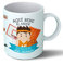 Planetacase - Taza Jugador de Baloncesto - Regalo Original - Cerámica 330 mL - Taza Desayuno Apta para Microondas y Lavavajillas - basquet Deportes - Resistente a Lavados