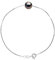 PEARLS & COLORS - Bracelet Chaîne Véritable Perle de Culture de Tahiti - Argent 925 Millièmes - Bijou Femme