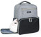 Breast Pump Backpack Diaper Bag - Multi-Function Cooler and Moistureproof Bag for Mother Grey Size: L