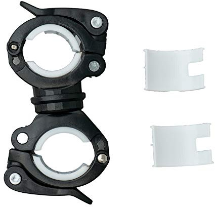 System-S Fahrrad Halterung Befestigung in Schwarz Weiß für Lampe Fahrradpumpe