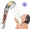 Vitamin C Ionen-Duschkopf-Filter - Handheld-Hochdruck-Duschfilter - Mineral-Bead-Filter mit Aroma-Hartwasser-Enthärter - Universal-Duschanlage
