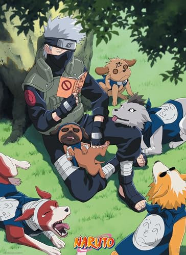 ABYSTYLE - Naruto Poster (KAKASHI & SES HUNDE)