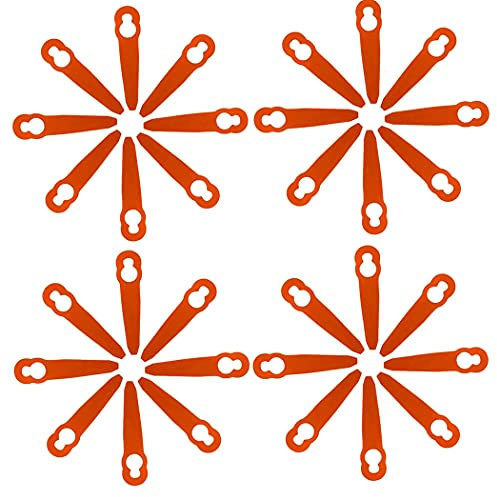Odashen Lot de 32 lames en plastique pour coupe-bordures Stihl PolyCut 2-2