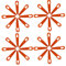 Odashen Lot de 32 lames en plastique pour coupe-bordures Stihl PolyCut 2-2