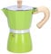 6 Cups Moka Pot, Stovetop Espresso Maker Classic Italian Espresso Coffee Maker for Gas Stove, Electrothermal Furnace(Green)