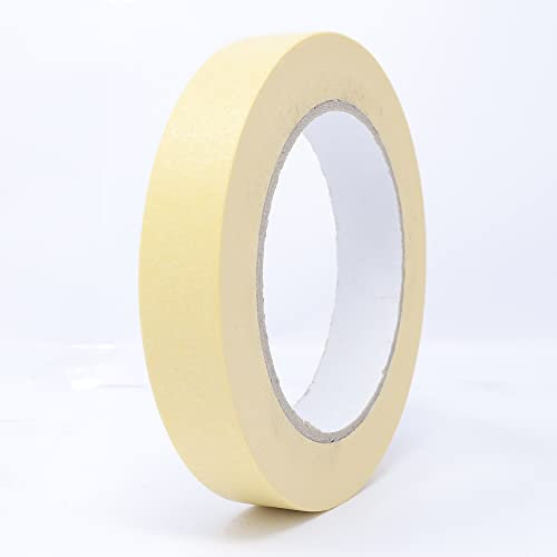 gws 8 Rollen Maler-Kreppband bis 80 °C zum Abkleben, Abdecken, für präzises abkleben beim Malen und Lackieren, mit je 50 m x 19 mm