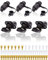 SPARKMOTO 3 Piezas x Enchufe Remolque 3 Pines Y Zócalo Remolque 3 Pines 12V 24V, Conector 3 Pines Impermeable Remolque, Adaptador Enchufe Remolque Conector 3Pines para Tractor Agrícola (3 Piezas)