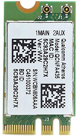Josenidny Wireless Adapter Card for Qualcomm Atheros QCA9377 QCNFA435 802.11AC 2.4G/5G NGFF WIFI CARD Bluetooth 4.1