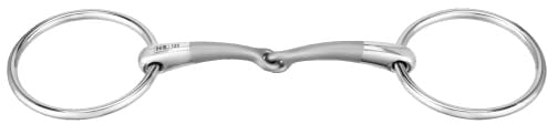 Sprenger SATINOX Pony Wassertrense 14 mm einfach gebrochen - Edelstahl rostfrei, 115 mm Weite