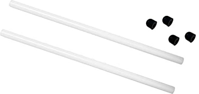 2Pcs Ceramics Shaft for Intex Pure Spa Hot Tub Impeller Pump Fix E90 Errors Shaft (2Pcs Ceramics Shaft with 4 Caps)