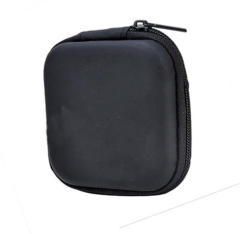 KICHOUSE Headphone Storage Box - Compact Eva Case for Earbuds Earphones Usb Cables and Small Accessories - Ideal for Travel and Daily Use