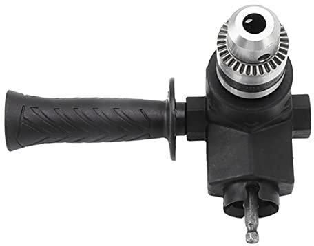 Topyond 90 Degree Right Angle Drill Attachment, Extension Converter Head for Power Drill, 90 Degree Power Drive Adapter, Suitable for Most Standard Drill Bits