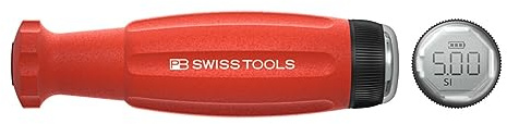PB Swiss Tools Drehmoment-Schraubendreher mit Digitalanzeige, Wechselklingenaufnahme 500 cN·m