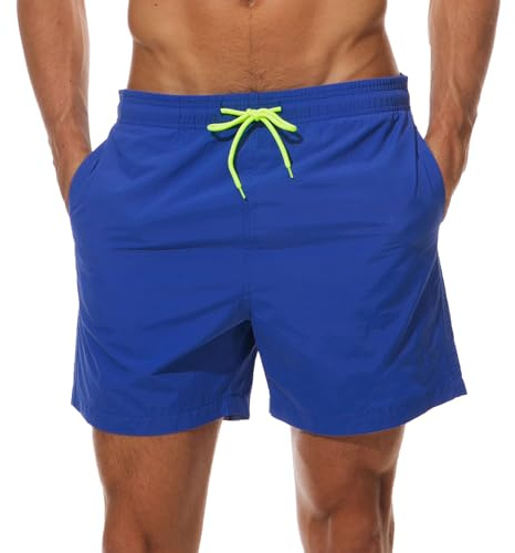 Arcweg Homme Short de Bain Bermuda Séchage Rapide Garçons Court de Plage Sport Natation Casual 12 Ans et Plus avec Cordon Réglable Élastique Tailles 38-46