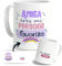 Taza Personalizada Amigas | Regalos Originales para Amigos | Tazas Originales para Regalar | Tazas Best Friends | Cerámica 350 ml | Hecho en España (Amiga eres mi persona favorita)