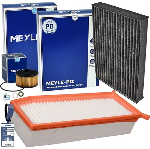 Meyle Filterset Inspektionspaket | 16-123260026/PD+16-123210020+16-143220012+220100S+ Kompatibel mit Dokker Großraumlimousine (ke_),dokker Kasten/großraumlimo