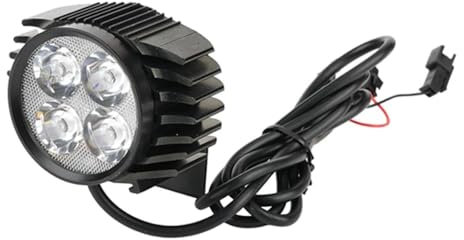 Scheinwerfer kompatibel mit Kugoo M4 Pro Elektroroller Fahrrad 12-80V 2 in 1 Hupe und Beleuchtung Nachtsicherheit Warnlampe Ersatzteile