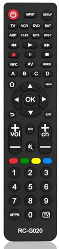 MYHGRC Telecommande Universelle Compatible avec Toutes Les Marques de TV, télécommande Universelle pour pour Tous Les appareils Facile à configurer