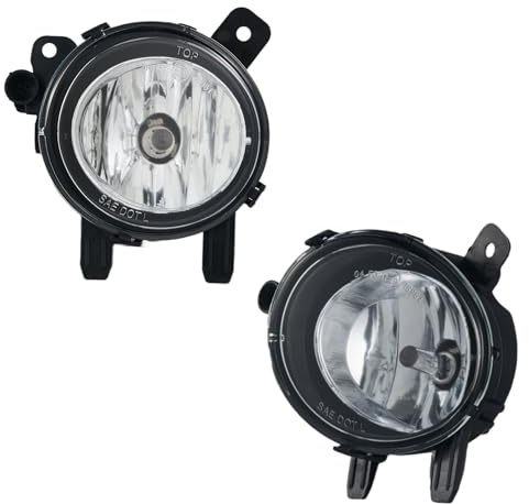WISGOL Nebelscheinwerfer passt für 10-17 3er (F30/F31) 1er (F20/F21) 2er (F22/F23) 3er Gran Turismo (F34) 4er (F32/F33) 4er Gran Coupé F36 2er Active/Gran Tourer F45/F46 Ein Paar Saubere linse H8