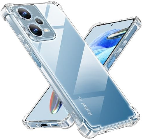 Tentoki hülle für Xiaomi Redmi Note 12 PRO 5G / Poco X5 Pro 5G,[Nie Vergilbung] hülle TPU handyhülle Schlanke Stoßfeste Anti Kratzt Transparent Case