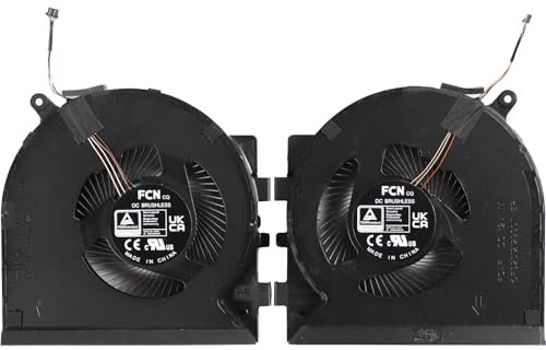 New CPU+GPU Cooling Fan Replacement for Razer Blade 18 RZ09-0484 2023 2024 Series FQAD DFS2400129S0T FQAF DFS2012129S0T DC12V 1A Fan