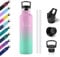 Gourde Isotherme 750ml, Bouteille Isotherme en Acier Inoxydable, Gourde Inox avec Paille, Bouteille d'eau sans BPA, Gourde Reutilisable pour l'École, Bureau, Extérieur, Camping, Yoga, Alpinisme