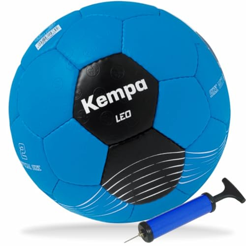 Kempa Handball blau Größe 2 + Ballpumpe