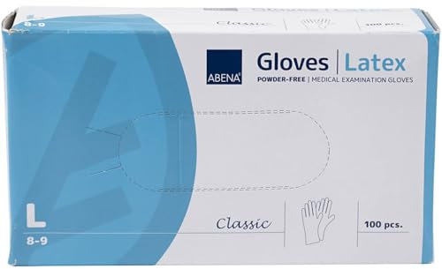 ABENA Latexhandschuhe, groß, natur