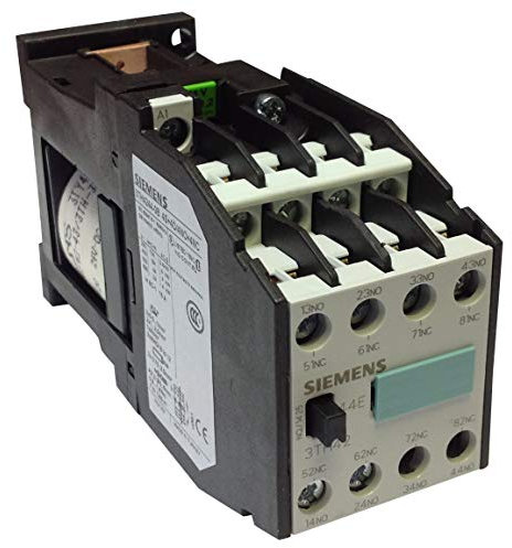Siemens 3TH4244-0BB4 CONTACTOR Relay 44E EN 50 011 4NO+4NC, Screw TERMINALS DC Operation DC Solenoid System DC 24V, White