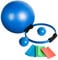 MOVIT 7-teiliges Yoga-Set, Pilates-Set, inkl. 1x Gymnastikball, 2X Medizinball, 1x Pilatesring, 3X Gymnastikbänder