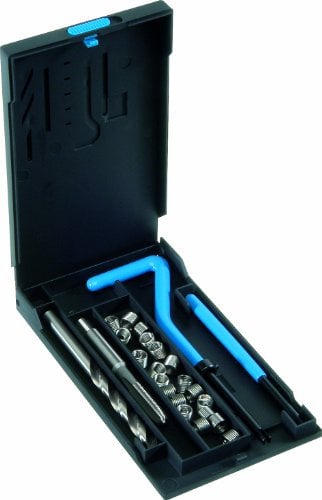 V-Coil Gewinde Reparatur Set M5 x 0,8 | Gewinde Reparatursatz Kit | Gewinde-Reparatur von beschädigten oder abgenutzten Gewinden | Mit Kunststoff-Kassette