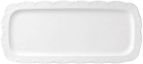 Rosenthal Monbijou Kuchenplatte rechte. Weiss