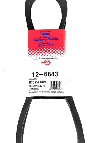 Rotary 6843 Drehriemen (1/2 X79-3/32) kompatibel mit MTD 754-0349, 954-0349