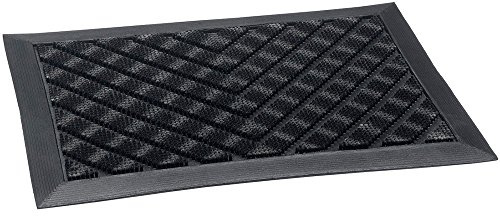 MD-Entree 5381465007 Gummimatte V-Power, Abmessungen 45 x 65 cm, Stoff, anthrazit, 68 x 38 x 38 cm