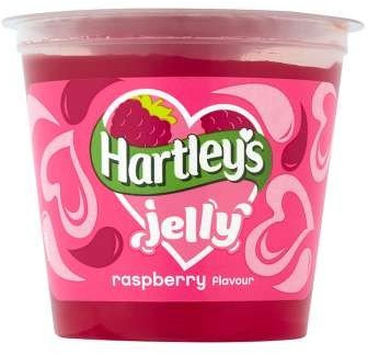 12 X HARTLEYS RTE JELLY RASPBERRY 125g (12 PACK BUNDLE)