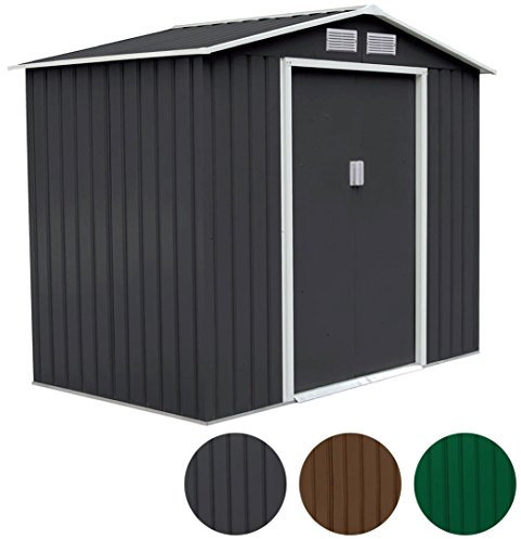 XXL Métal Appareil Maison 277 x 191 x 192 cm Abris jardin Abri de jardin Selle toit