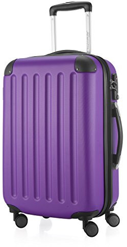 Hauptstadtkoffer - Spree - Handgepäck Hartschalen-Koffer Trolley Rollkoffer Reisekoffer, TSA, 55 cm, 42 Liter, Lila