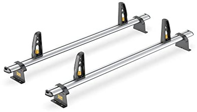 Van Guard 2 ULTI Roof Bars + 4 load stops for Ford Transit Custom 2013-Onwards | L1, L2 | H1 | VG304-2