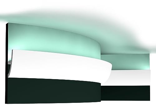 ULF Moritz LUXXUS Flexible Cornice Moulding Indirect Lighting System Orac Decor C373F Antonio S Ceiling 2 m