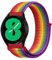 Niboow 20mm Armband für Samsung Galaxy Watch 7/6/5/4/FE/6 Classic/5 Pro, Nylon Ersatzarmband für Active 2 - Regenbogen