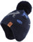 XIAOHAWANG Baby Strickmütze Winter Babymütze Junge Warme Kindermütze Junge Beanie Mütze Dicke Wintermütze für Herbst,Winter(Marine Dinosaurier Hut, 2-4Jahren)