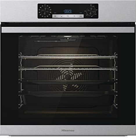 Hisense BSA65222AXUK 77L Built-in Electric Single Oven - Stainless Steel - A Rated, 59.5 x 56.4 x 59.5 cm (L x W x H)