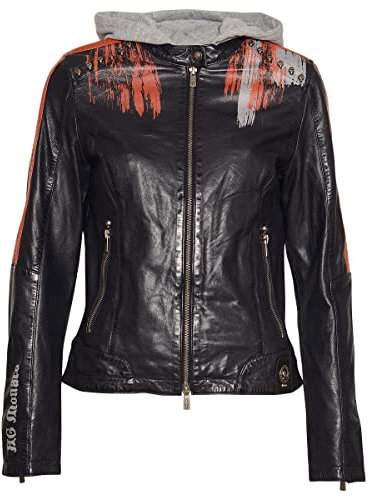 Roberto Geissini Damen Lederjacke MAYLIN-red 40