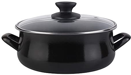 Cacerola black tapa vidrio 28 cm