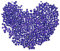 sourcing map 400g/0.88lb 7-9mm Decorative Glass Stones, Polished Glass Pebbles Marbles DIY Decor for Vase Filler Beads Crafts Fish Tank Aquarium Garden Decoration, Navy Blue