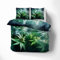 MOBEITI Cannabis Bettwäsche 200x200, Weed Marihuana Blätter Wendebettwäsche, Weiche Kuschelige Mikrofaser Bettbezug Set 3teilig, 2 Kissenbezug 80x80, mit Reißverschluss